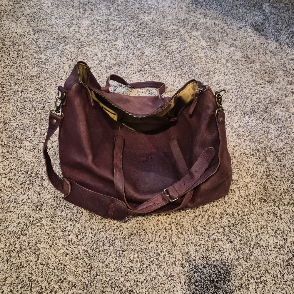 Duluth Trading Co Brown Leather Travel Bags - Picture 2 of 11